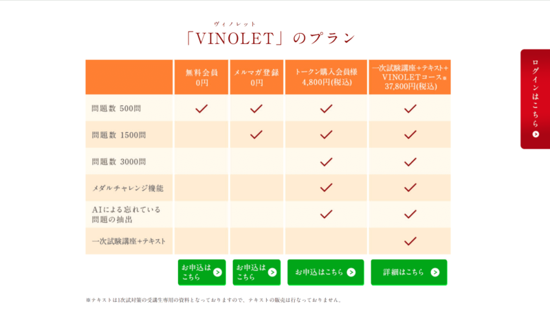 ヴィノテラス ワインスクール アプリ