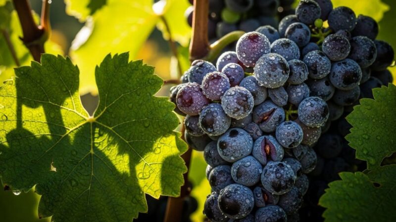 出来の良いワイン用ブドウ　イメージ