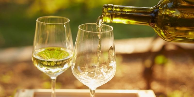 白ワイン サーブ