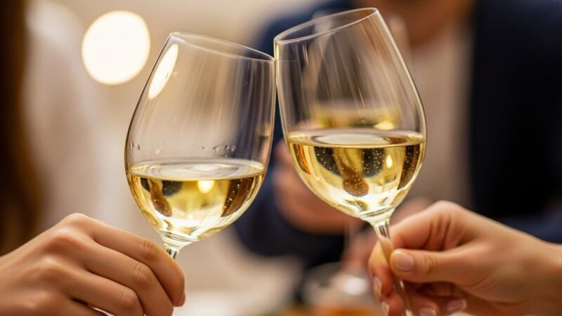 白ワイン 乾杯