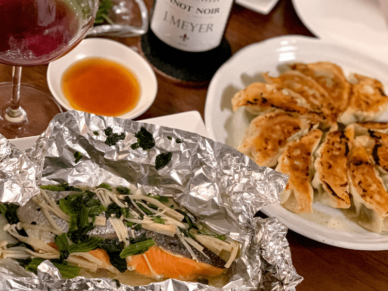 鮭のホイル焼き