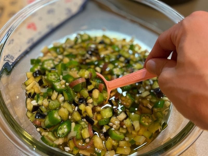 山形だし　パスタ