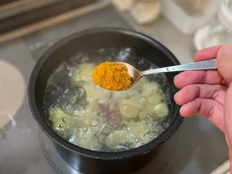 カレー風味ポテトサラダ　レシピ