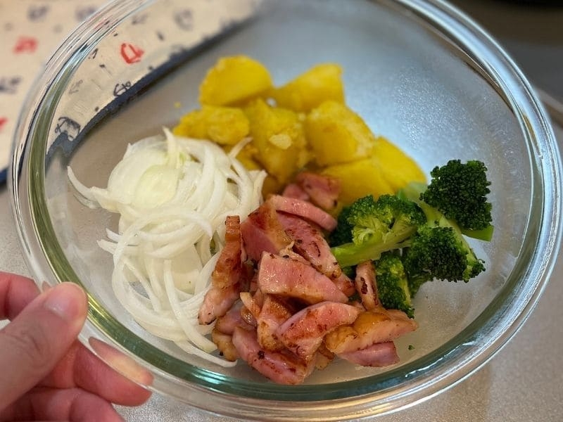 カレー風味ポテトサラダ　レシピ