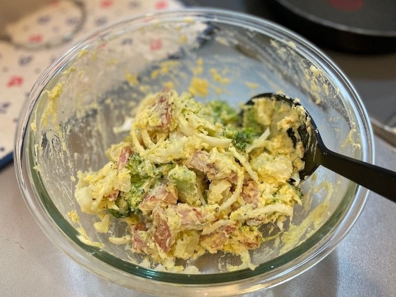 カレー風味ポテトサラダ　レシピ