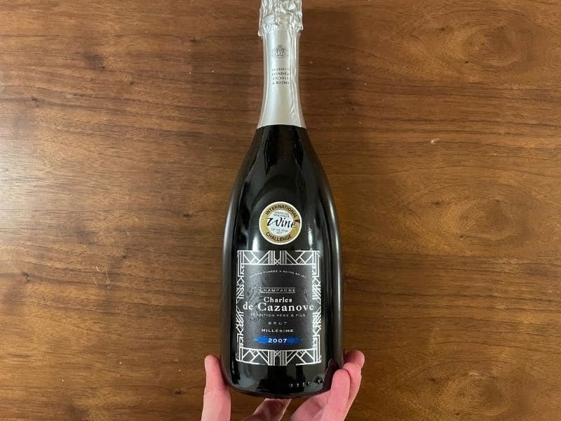 シャルル・ド・カザノーヴ・ブリュット・ミレジメ・2007 ラベル