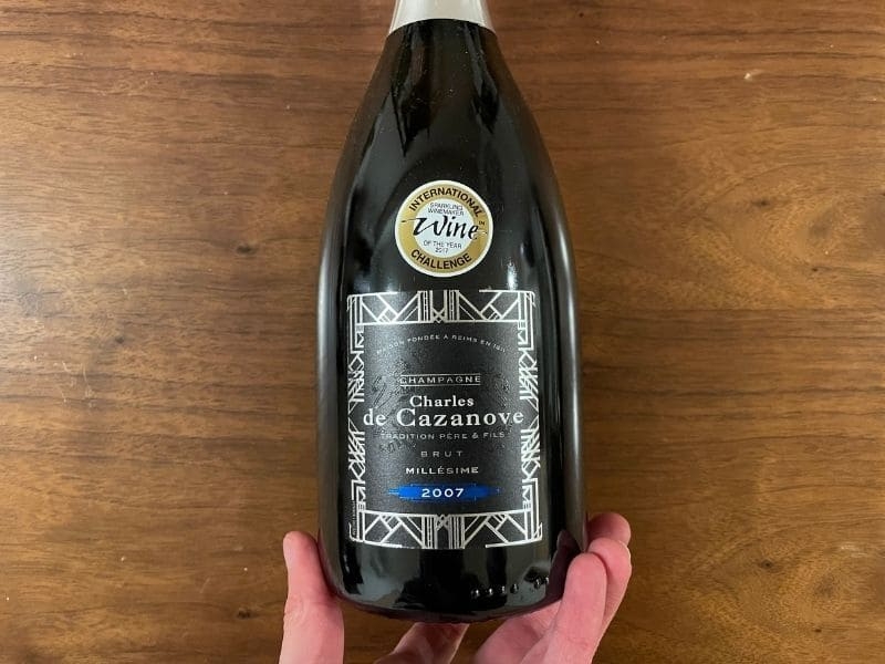 シャルル・ド・カザノーヴ・ブリュット・ミレジメ・2007 ラベル