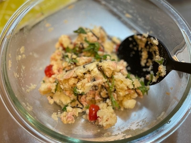 ポテトサラダ　調理工程