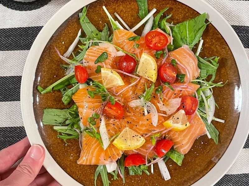 サーモンカルパッチョ