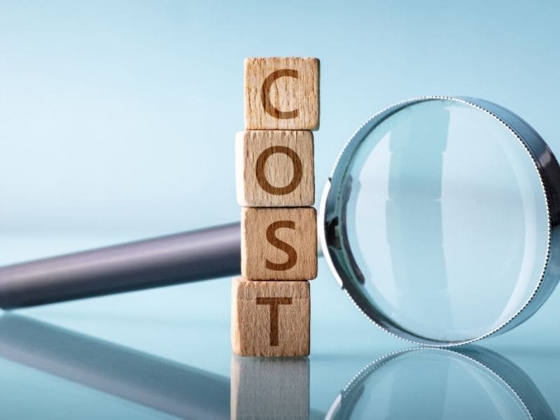 コスト　虫眼鏡