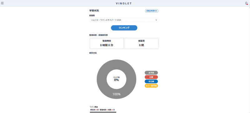 VINOLET アプリ 参考画像