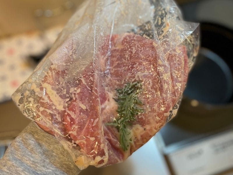 ローストポーク ハニーマスタード添え