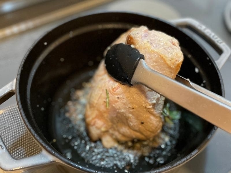 ローストポーク ハニーマスタード添え