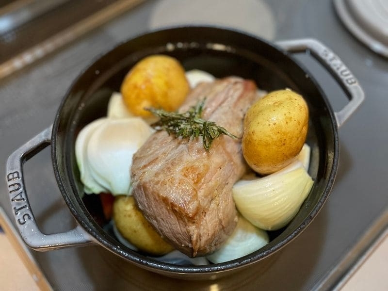 ローストポーク ハニーマスタード添え