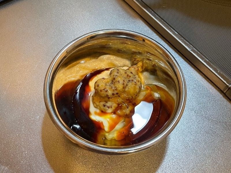 ローストポーク ハニーマスタード添え