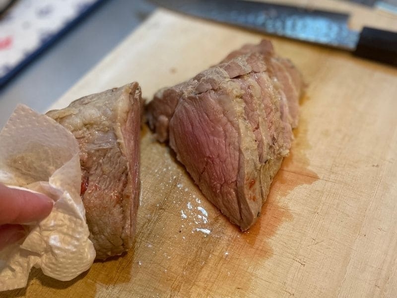 ローストポーク ハニーマスタード添え