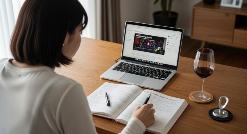 ワインの勉強　オンライン