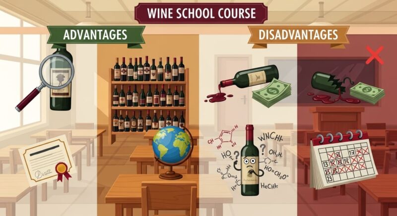 ワインスクール　メリット　デメリット
