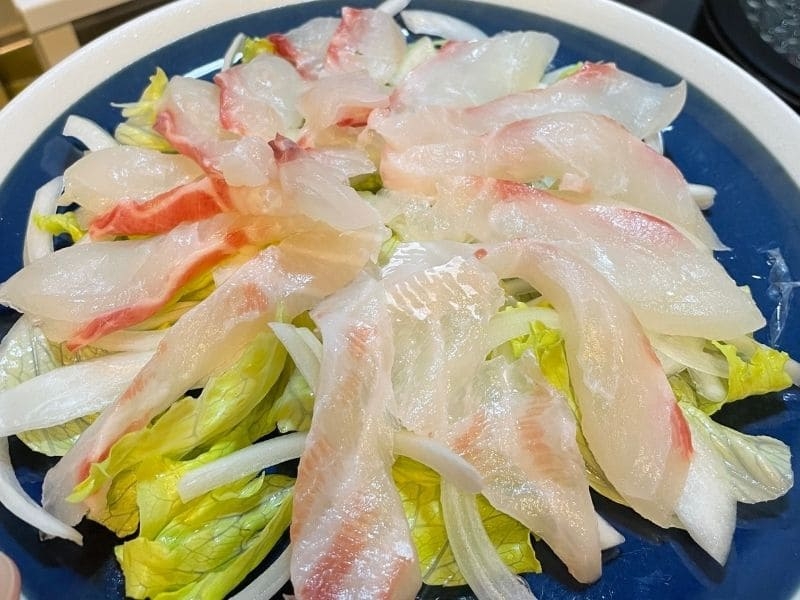 鯛 カルパッチョ