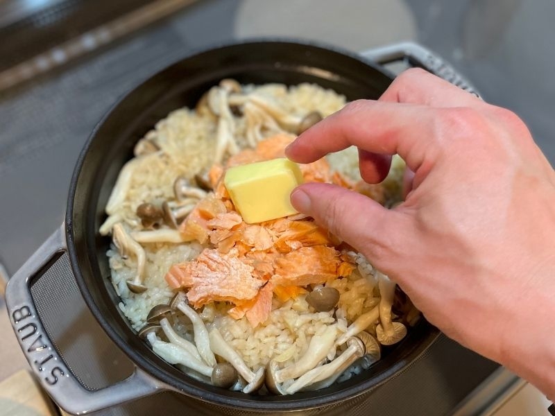 鮭の炊き込みごはん