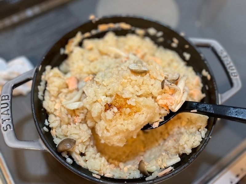 鮭の炊き込みごはん