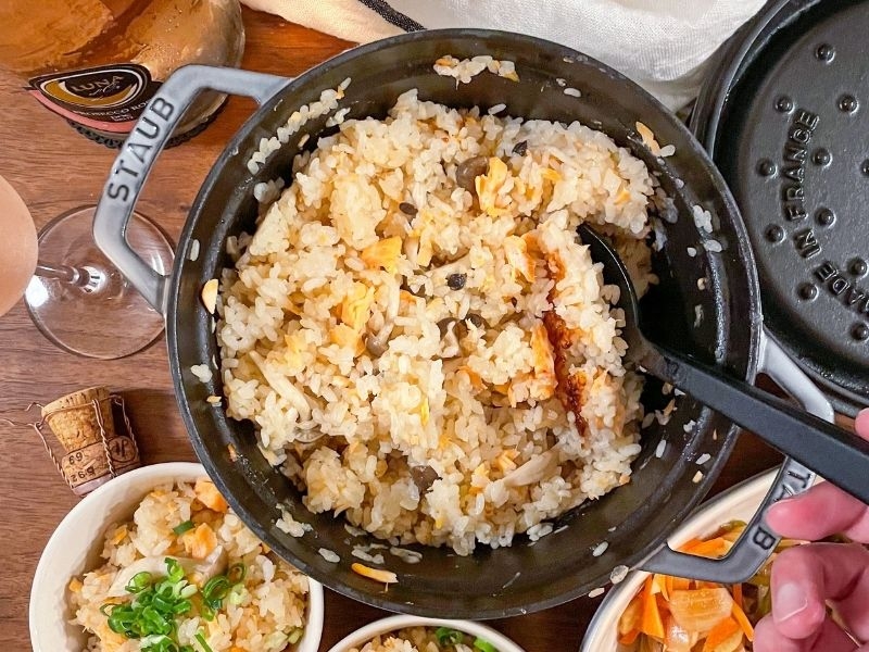 鮭の炊き込みごはん