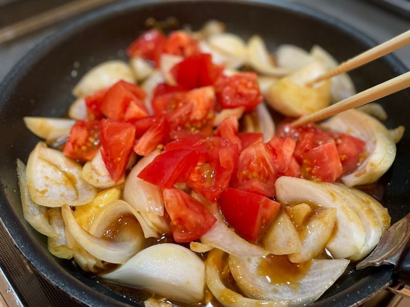 トマト生姜焼き