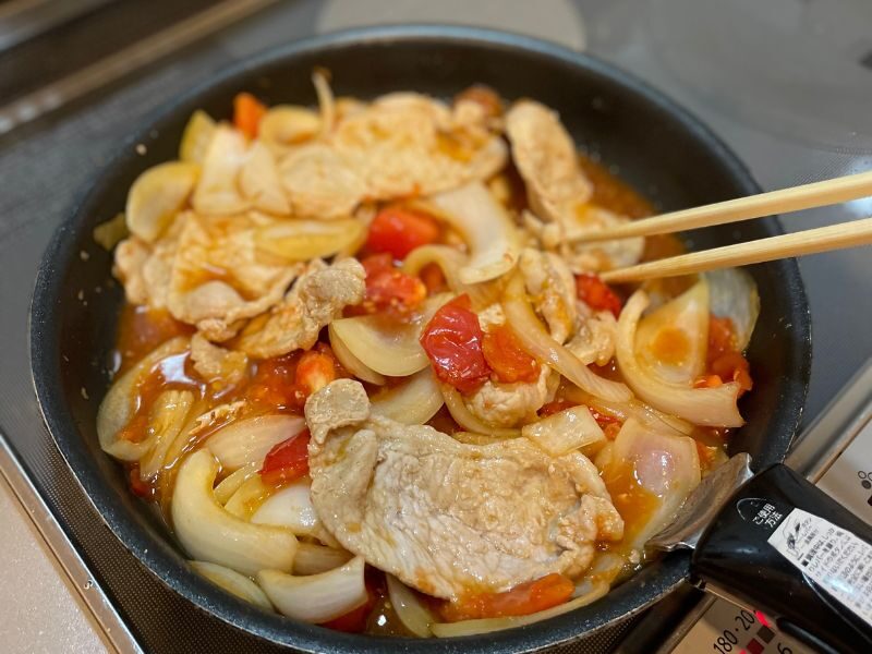 トマト生姜焼き