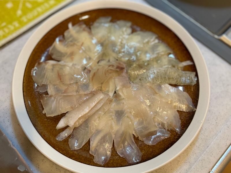 伸東ヒラメのカルパッチョ