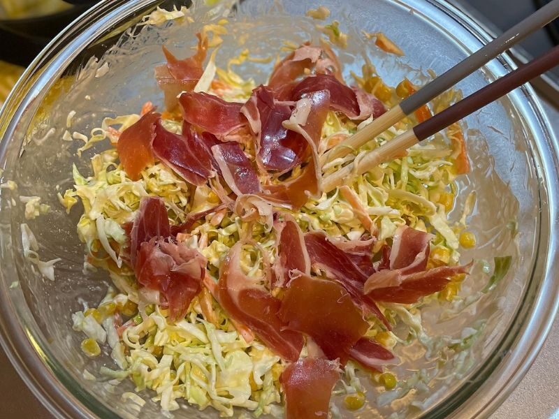 生ハムコールスロー