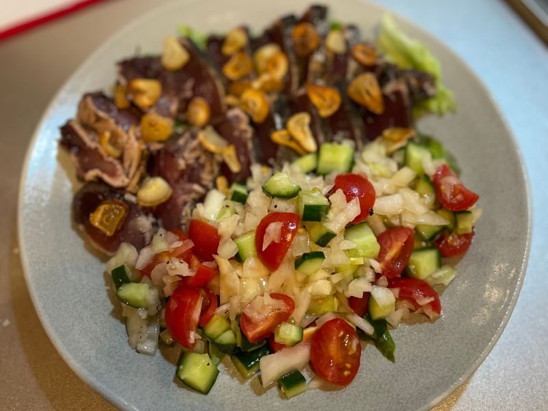 かつおのカルパッチョ