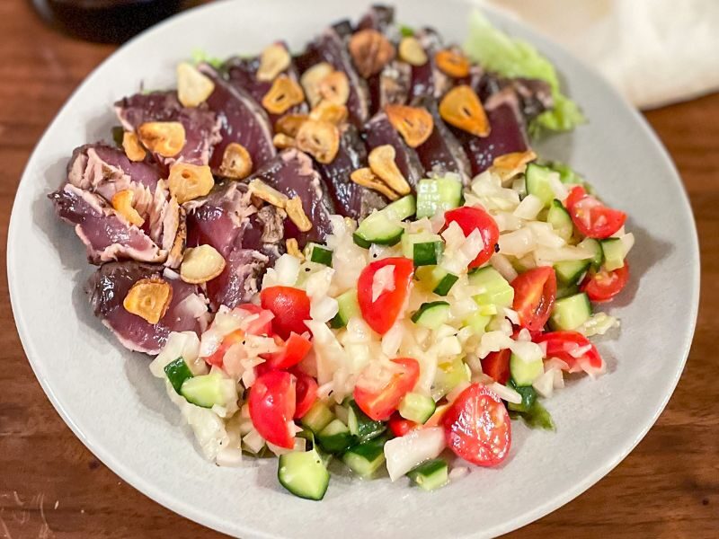 かつおのカルパッチョ