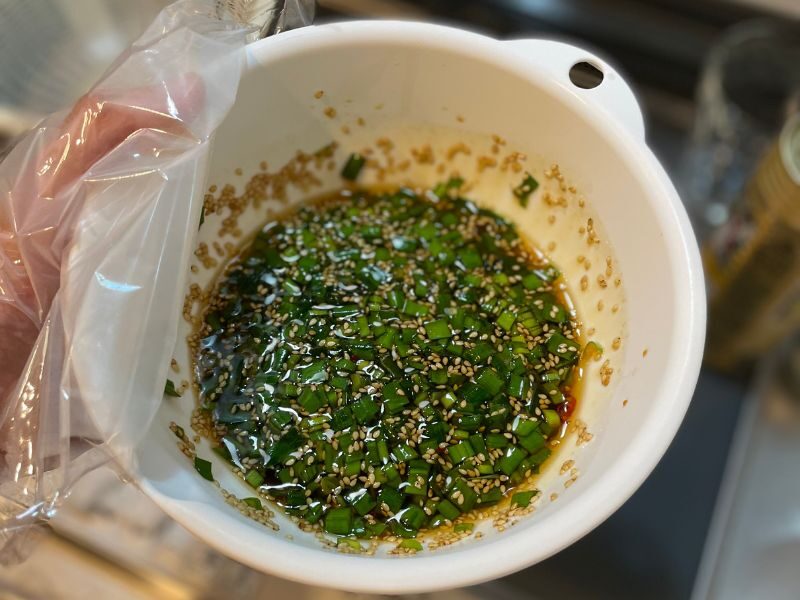 にらだれ豚しゃぶ