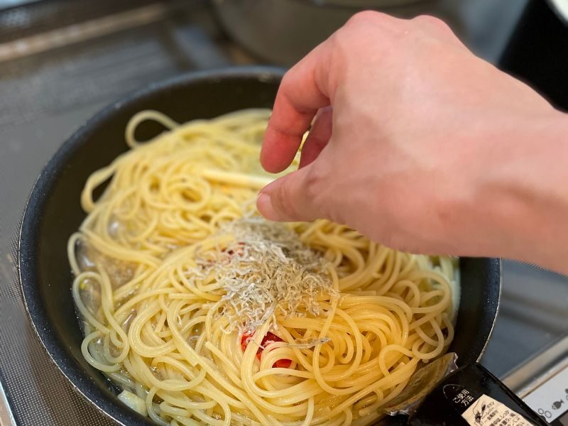 ちりめんじゃことみょうがのマッキアート