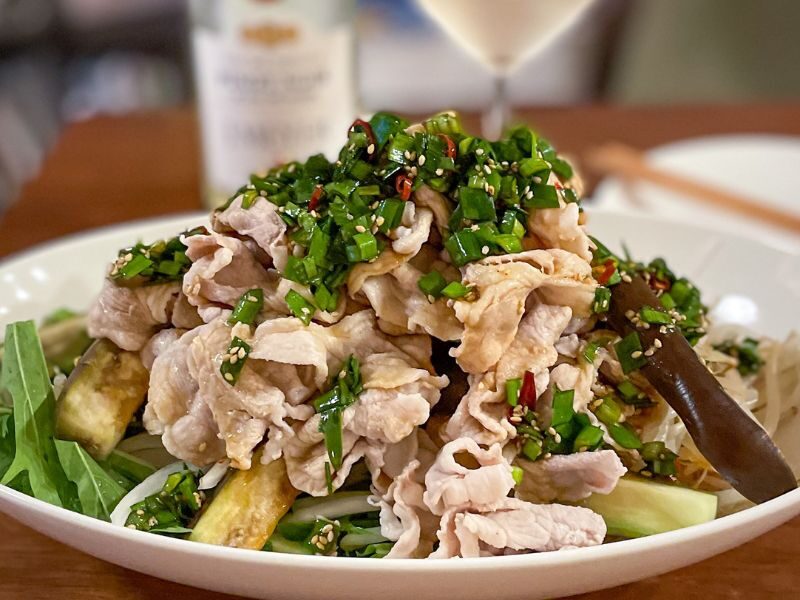 にらだれ豚しゃぶ