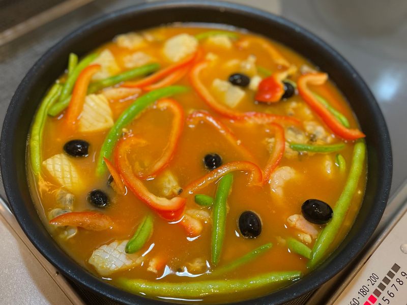 簡単おうちパエリア