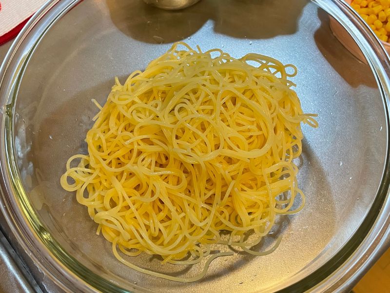 冷製カプレーゼパスタ