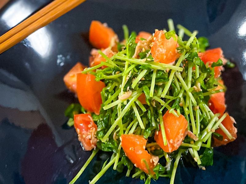 豆苗中華サラダ