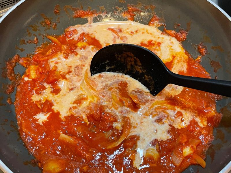 ツナのトマトクリームペンネ