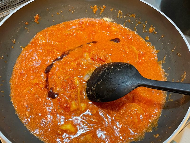 ツナのトマトクリームペンネ