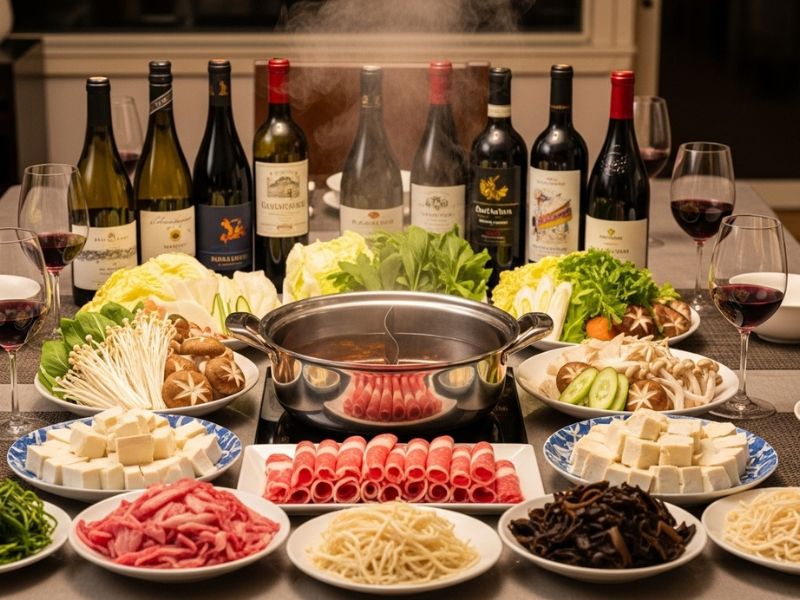 ワイン 鍋 食事