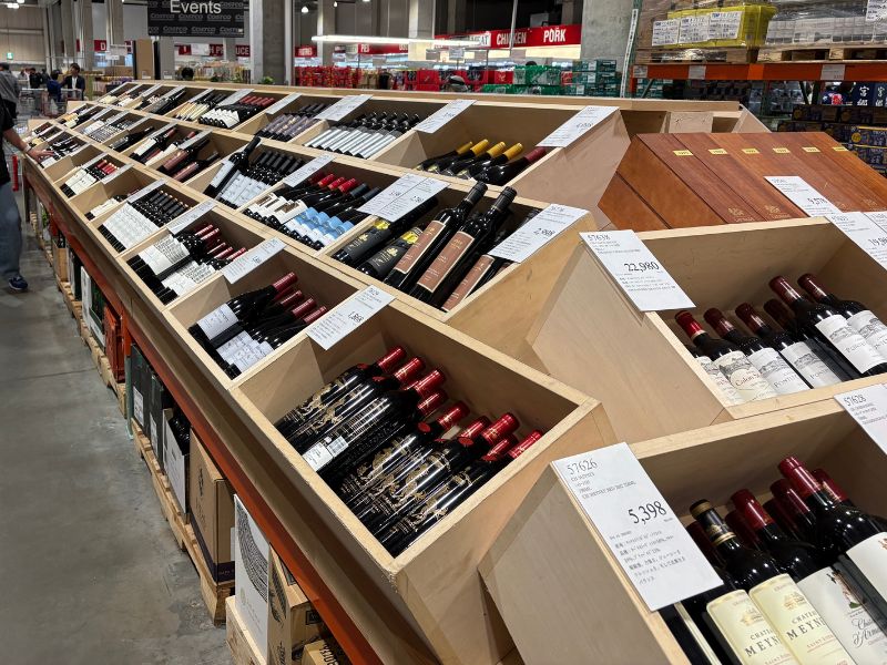 コストコ　ワイン売り場