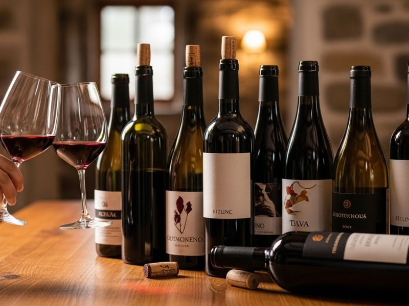 ワインとテーブル