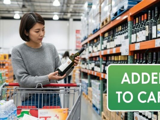 コストコでワインを買うイメージ
