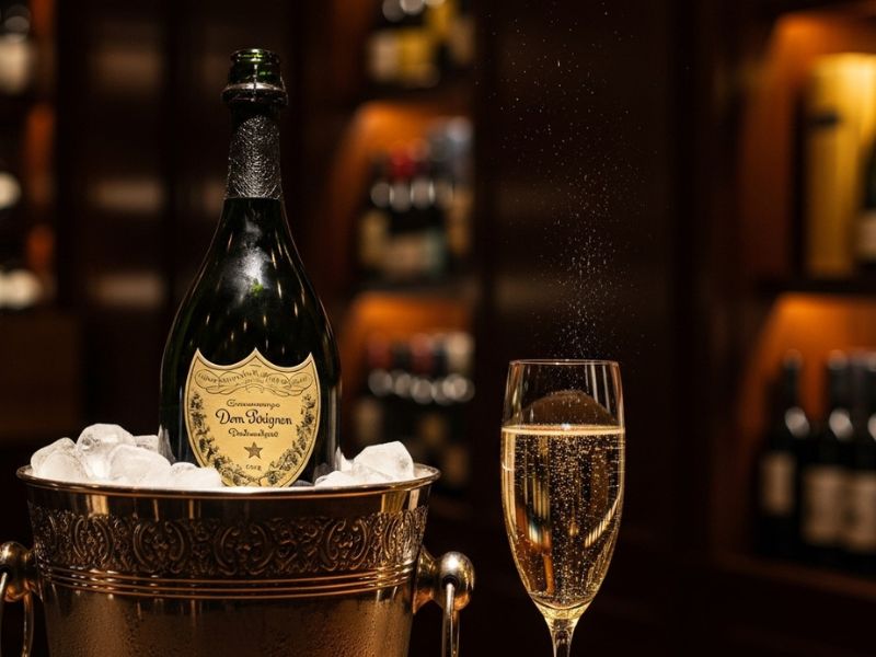 ドンペリのイメージ レストラン風景