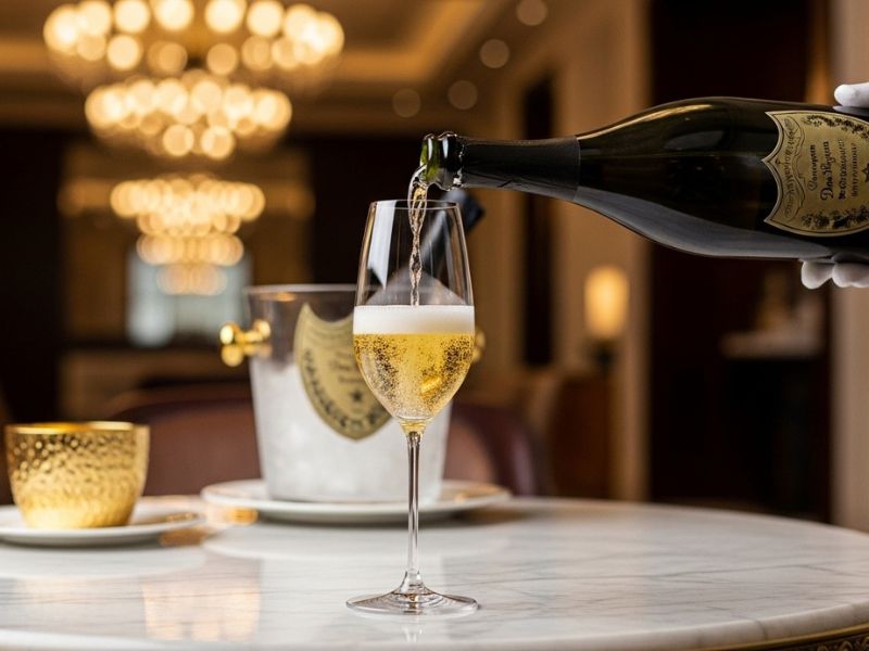 ドンペリのイメージ 注いでる