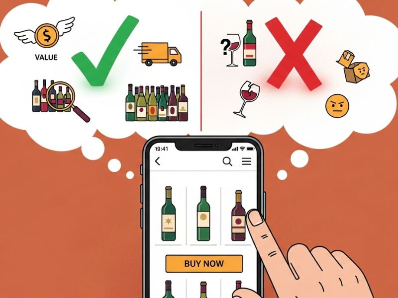 ワイン 購入 メリット、デメリット