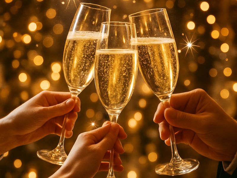 シャンパン 乾杯