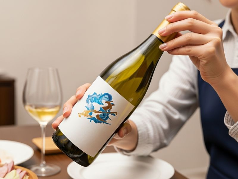 白ワイン　食卓