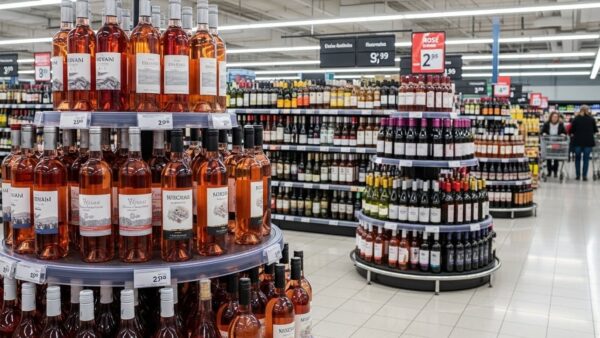 ロゼワイン　スーパー